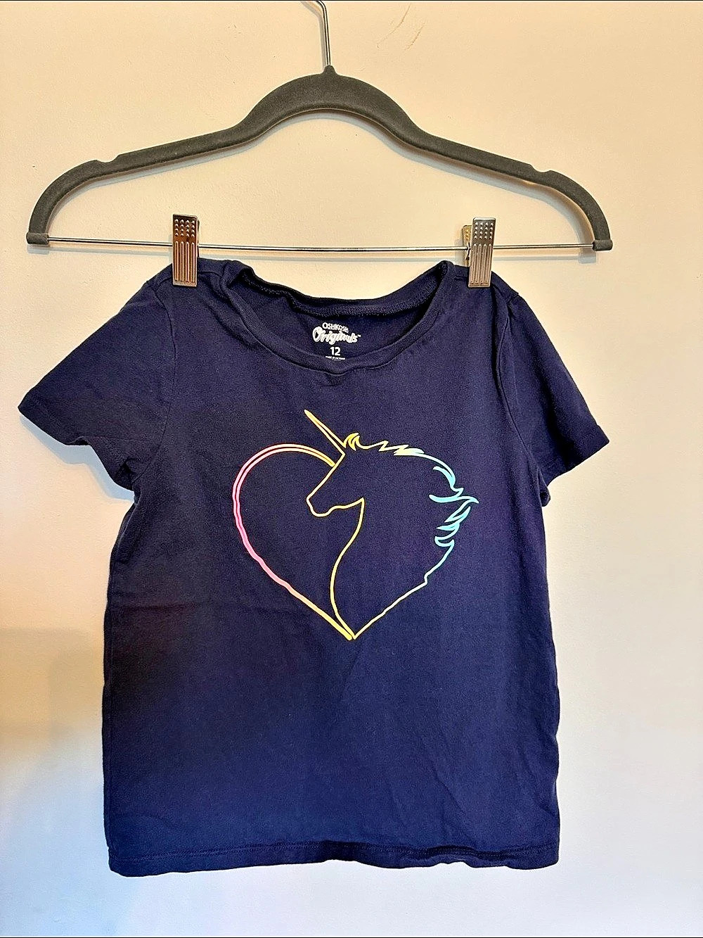 OshKosh B'gosh OshKosh Originals Unicorn Heart Graphic Tee Girls 12
